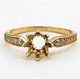 Yellow Gold Women's Mountings