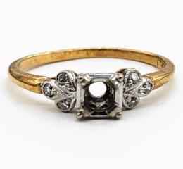 Yellow Gold Women's Mountings