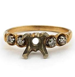 Yellow Gold Women's Mountings