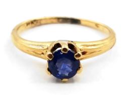 Yellow Gold Ring- Women's