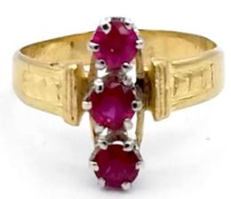 Yellow Gold Ring- Women's