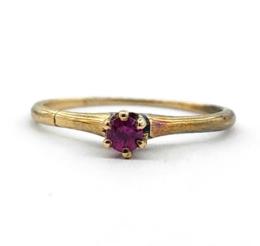 Yellow Gold Ring- Women's