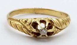 Yellow Gold Ring- Women's