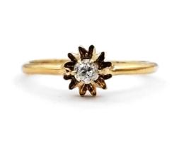Yellow Gold Ring- Women's