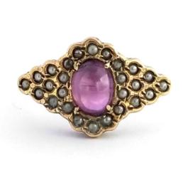 Yellow Gold Ring- Women's