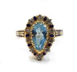 Yellow Gold Ring- Women's