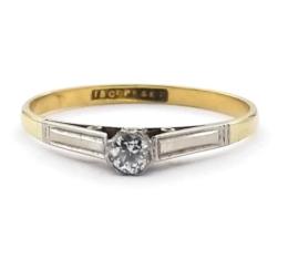 Yellow Gold Ring- Women's