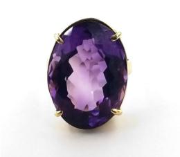 Yellow Gold Ring- Women's