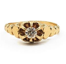 Yellow Gold Ring- Women's