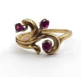 Yellow Gold Ring- Women's