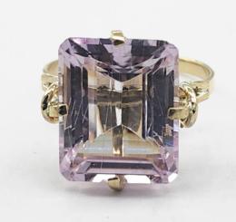 Yellow Gold Ring- Women's