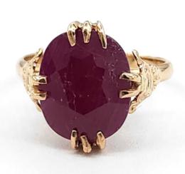 Yellow Gold Ring- Women's
