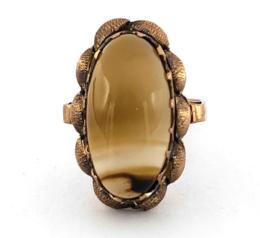 Yellow Gold Ring- Women's