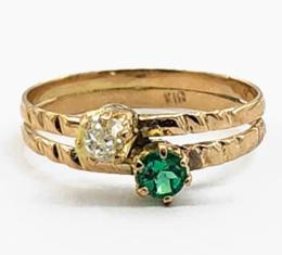 Yellow Gold Ring- Women's
