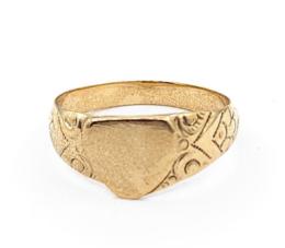 Yellow Gold Ring- Women's