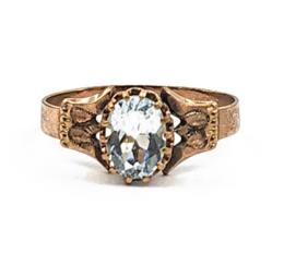 Yellow Gold Ring- Women's
