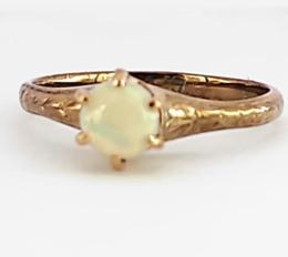 Yellow Gold Ring- Women's