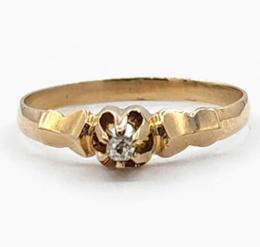 Yellow Gold Ring- Women's