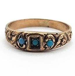 Yellow Gold Ring- Women's