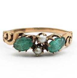 Yellow Gold Ring- Women's