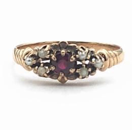 Yellow Gold Ring- Women's