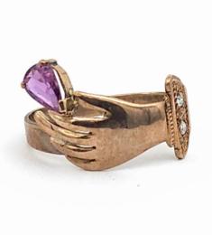 Yellow Gold Ring- Women's