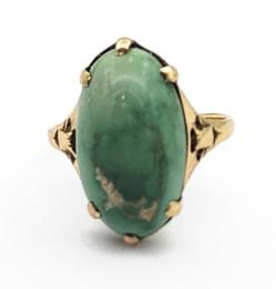 Yellow Gold Ring- Women's