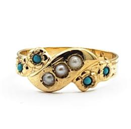 Yellow Gold Ring- Women's