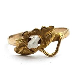Yellow Gold Ring- Women's