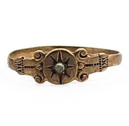 Yellow Gold Ring- Women's