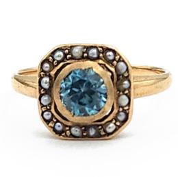 Yellow Gold Ring- Women's