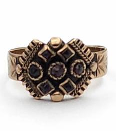 Yellow Gold Ring- Women's