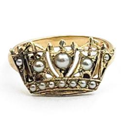 Yellow Gold Ring- Women's