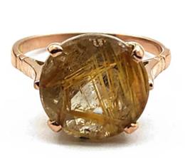 Yellow Gold Ring- Women's