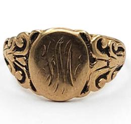 Yellow Gold Ring- Women's