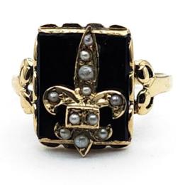 Yellow Gold Ring- Women's