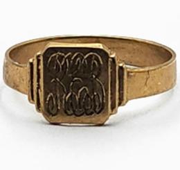 Yellow Gold Ring- Women's
