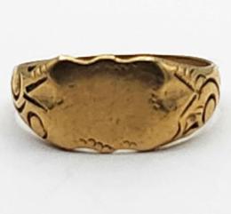Yellow Gold Ring- Women's