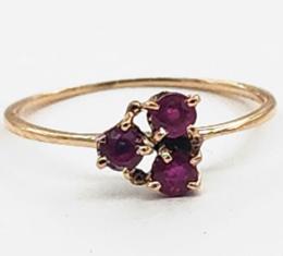 Yellow Gold Ring- Women's