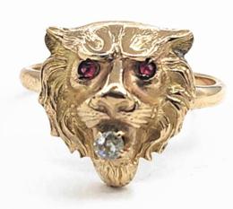 Yellow Gold Ring- Women's