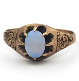Yellow Gold Ring- Women's
