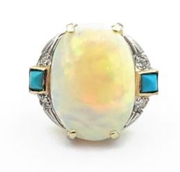 Yellow Gold Ring- Women's