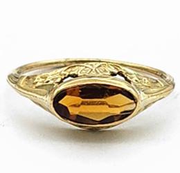 Yellow Gold Ring- Women's