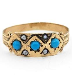 Yellow Gold Ring- Women's