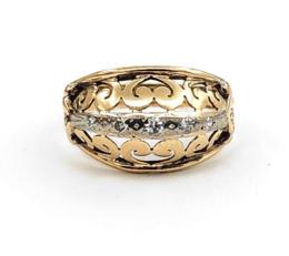 Yellow Gold Ring- Women's