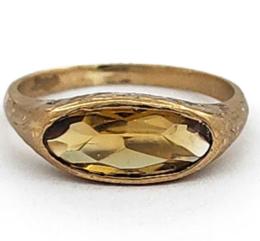 Yellow Gold Ring- Women's