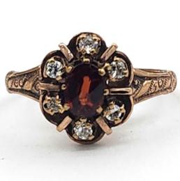 Yellow Gold Ring- Women's