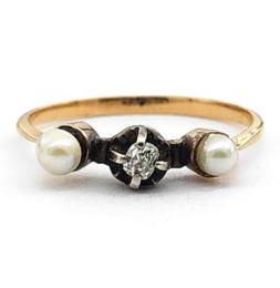 Yellow Gold Ring- Women's