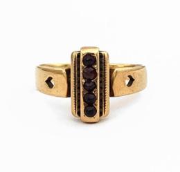 Yellow Gold Ring- Women's