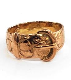 Yellow Gold Ring- Women's